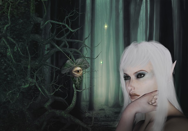 Elf Eye Fantasy GIMP online editor free Free download Elf Eye Fantasy free illustration to be edited with GIMP online image editor