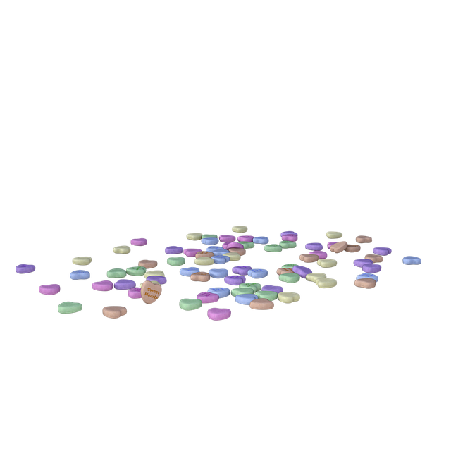 Free download Hearts Scattered Colors free illustration to be edited with GIMP online image editor
