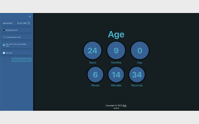 Age Calculator and Updater by Rofi  from Chrome web store to be run with OffiDocs Chromium online Age Calculator and Updater by Rofi  from Chrome web store to be run with OffiDocs Chromium online
