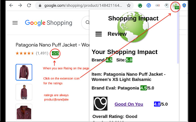 Shopping Impact  from Chrome web store to be run with OffiDocs Chromium online Shopping Impact  from Chrome web store to be run with OffiDocs Chromium online