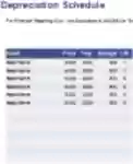 Depreciation Schedule Template Microsoft Word, Excel or Powerpoint templatets free Free download Depreciation Schedule Template Microsoft Word, Excel or Powerpoint template free to be edited with LibreOffice online or OpenOffice Desktop online