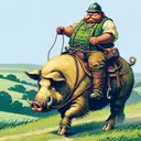 obese hog rider